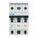 3-Pole Miniature Circuit Breaker | 2A Rated Current | C Tripping Characteristic | IP20 Protection by Eaton