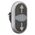 Double Actuator Push Button Switch | Momentary Action | White Lens & Black Body | RMQ-Titan by Eaton