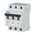 3-Pole Miniature Circuit Breaker 25A | C Curve Tripping | High Breaking Capacity | IP20 Protection by Eaton