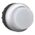 Illuminated Push Button Switch | Momentary Action | White with Titanium Bezel | CE Marked by Eaton