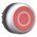 Red Momentary Pushbutton | Flat Design | Titanium Bezel | Compact Size by Eaton