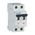 2-Pole Miniature Circuit Breaker 20A | Tripping Characteristic C | IP20 Protection by Eaton
