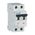 Miniature Circuit Breaker 2-Pole 40A | C Tripping Characteristic | IP20 Protection by Eaton