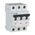 3-Pole Miniature Circuit Breaker 63A | Tripping Characteristic C | High Breaking Capacity 15kA | IP40 by Eaton