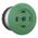 Mushroom Push Button Switch | Momentary Action | Green Color | Titanium Bezel by Eaton