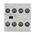4 Pole Auxiliary Contact Module | 16A Rated Thermal Current | IP20 Protection | Front Mounting by Eaton