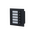 IP Apartment Intercom 5 Button Module | Easy Visitor Selection | Black Design | Compatible with Dahua Pro Series by Dahua