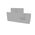 DS Series End Plate Double Decker 2.5mm 2 Way to suit DSKK2.5