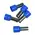 Single Cord End Ferrule 50mm x 20mm Blue