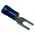 Pre-Insulated Fork Terminal – Twin – Blue M6