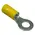 Pre-Insulated Ring Terminal – Twin – Yellow M12