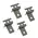 Stainless Steel 316 Wall Mounting Bracket Kit – 4 Pieces