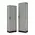 Cable chamber with door & perforated mounting plate – 400w x 2000h x 375d – Grey