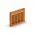 Cover With Emboss Louver 600 x 300mm Orange RAL2000