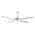 Ceiling Fan 52" White with 4 Easy Fix Blades & LED Light | Energy Efficient | Indoor & Outdoor Use by Fantech