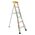 Single Sided Garden Ladder 1.8m | Tripod Design | 150kg Capacity | Aluminium by Gorilla Hartman