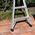 Single Sided Garden Ladder 1.8m | Tripod Design | 150kg Capacity | Aluminium by Gorilla Hartman
