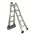 Multi-Purpose Aluminium Ladder | 120kg Load Capacity | A-Frame & Extension Configurations | Gorilla Mighty® 15 by Gorilla Hartman