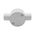 25mm Grey 2-way Junction Box