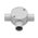 25mm Grey 3-way Junction Box