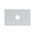 Grid Plate 1 Gang - White