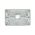 Grid Plate 1 Gang - White