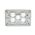Grid Plate 5 Gang - White