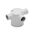 25mm Grey 3-way Deep Junction Box