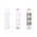 AVOL Architrave 3 Gang Light Switch | White