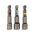 Nut Setter Kit Magnetic Hexagonal 3pce Length 65mm Imperial Sizes 1/4", 5/16", 3/8"