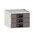 RolaCase Enclosed Cabinet 3x Drawers With 3x RC401 Metal Drawers