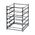 Rolacase 5 Case Unassembled Frame Complete With 5 WATRC001 Orange Cases