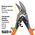 Offset Right-Cutting Aviation Snips