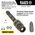 3-in-1 Impact Flip Socket Set, 1/4'', 5/16'', 2-Piece