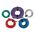 Hook and Loop Cinch Straps, 15.2 cm, 20.3 cm and 35.6 cm Multi-Pack