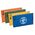 Zippered Bags, Canvas Tool Pouches Olive/Orange/Blue/Yellow, 4-Pack