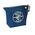 Zippered Bag, Canvas Consumables Tool Pouch, Blue