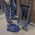Zippered Bag, Canvas Consumables Tool Pouch, Blue