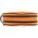 Double Zipper Bag, 25.4 cm x 15.2 cm, Orange