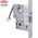 Electric Mortice Lock 60mm Backset | Monitored | 12-24VDC | Satin Chrome | by Dicker Data