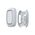 AJAX Holder for Button/Double Button | Ergonomic Design | Quick Detachment | White | by Dicker Data
