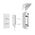 Wireless Outdoor Motion Detector with Camera | IP55 Rated | 1700m Range | Dual PIR Sensors | by Dicker Data