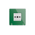 AJAX Manual Call Point Green Wireless | Resettable Element | LED Indicator | Tamper Alarm | by Dicker Data