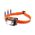 LED Headlamp with Silcone Hard Hat Strap