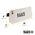 Zipper Bag, Extra-Long Canvas Tool Pouch, 40.6 cm, Natural
