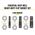 KNECT™ Essential Deep-Well Heavy-Duty Flip Socket Set, SAE 7-Piece