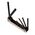 Folding Hex Key Set, 6-Key, Metric Sizes