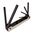 Folding Hex Key Set, 6-Key, Metric Sizes