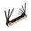 Folding Hex Key Set, 8-Key, SAE Sizes