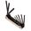 Folding Hex Key Set, 9-Key, SAE Sizes